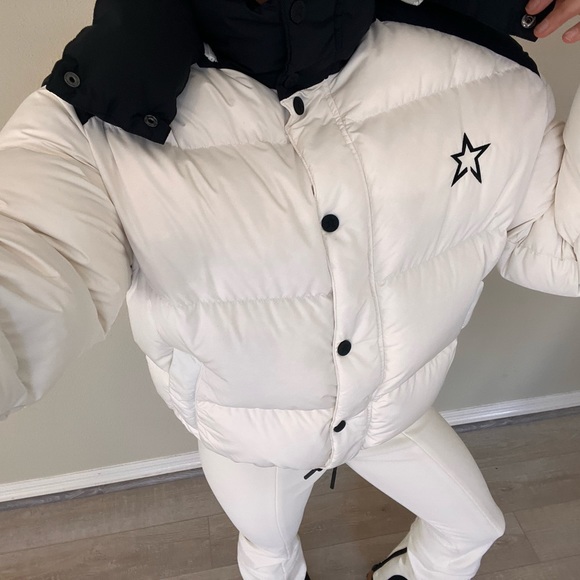 Perfect Moment White Black Puffer Snow Ski Jacket - Picture 2 of 13